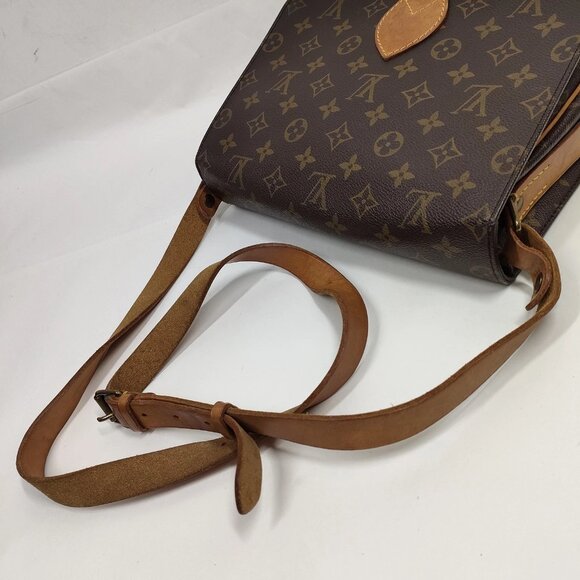 Authentic Louis Vuitton Cartouchiere GM Monogram Shoulder Bag 203-120425 - Picture 4 of 9